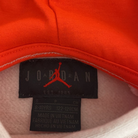 Girl's Jordan Jumpman x Nike Cropped Hoodie - NWT - Size 8-10 - Picture 4 of 6